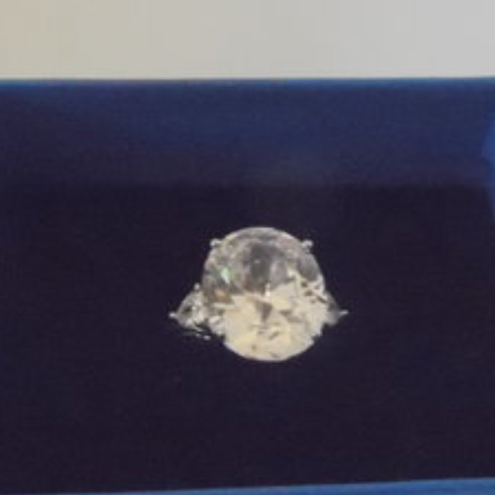 Radiance by Absolute 8.50 ct 3-Stone Oval .925 Sterling silver Ring Size 10-1-/4